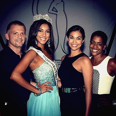 The West family including Sydney West, Miss Connecticut Teen USA 2014 and Logan West, Miss Teen USA 2012