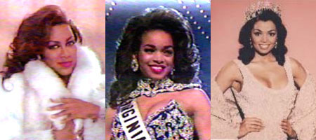 Kenya Moore-Miss USA 1993, Pat Southall-1st runner up to Miss USA 1994, Chelsi Smith-Miss Universe 1995