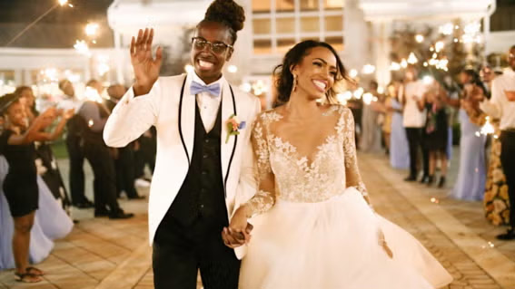 Tyler and Justus wedding day